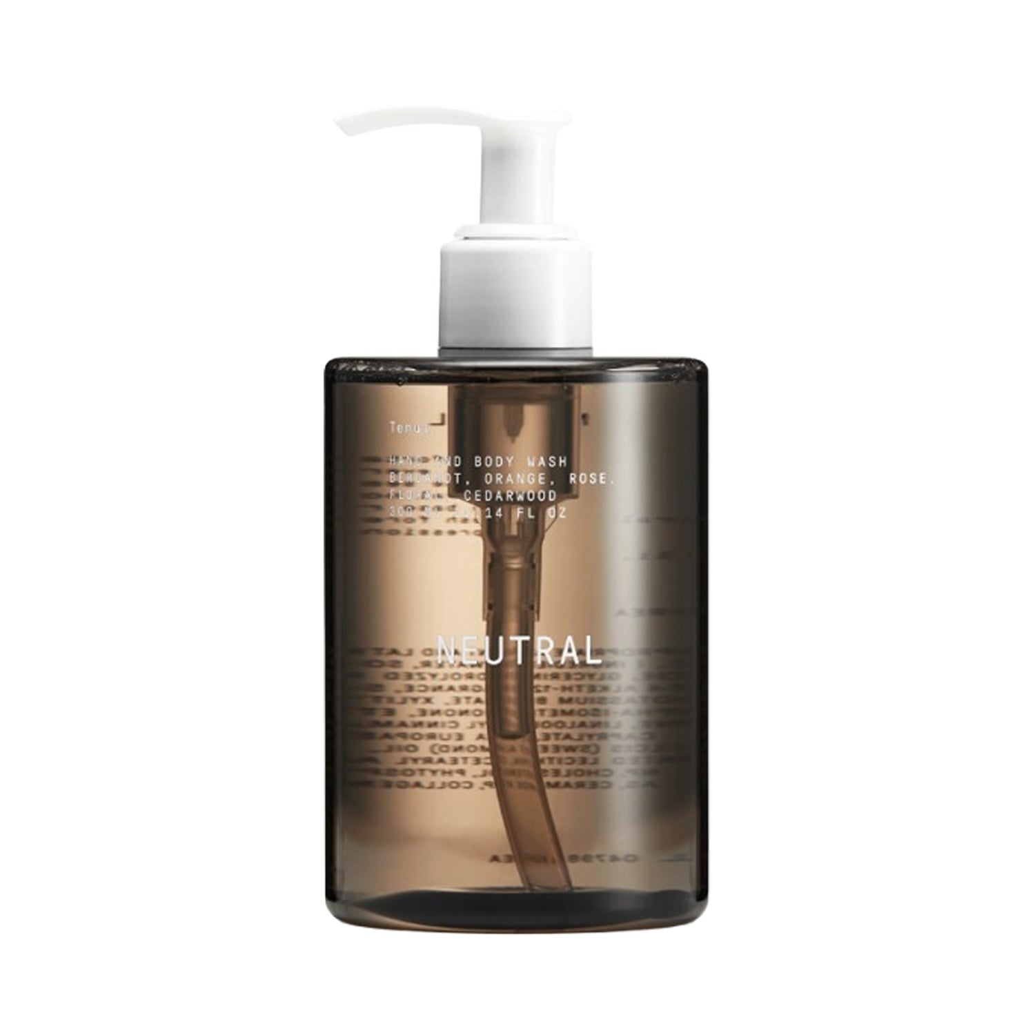 Tenui Tenui Hand & Body Wash Neutral 300ml - hydrating - front bottle shot