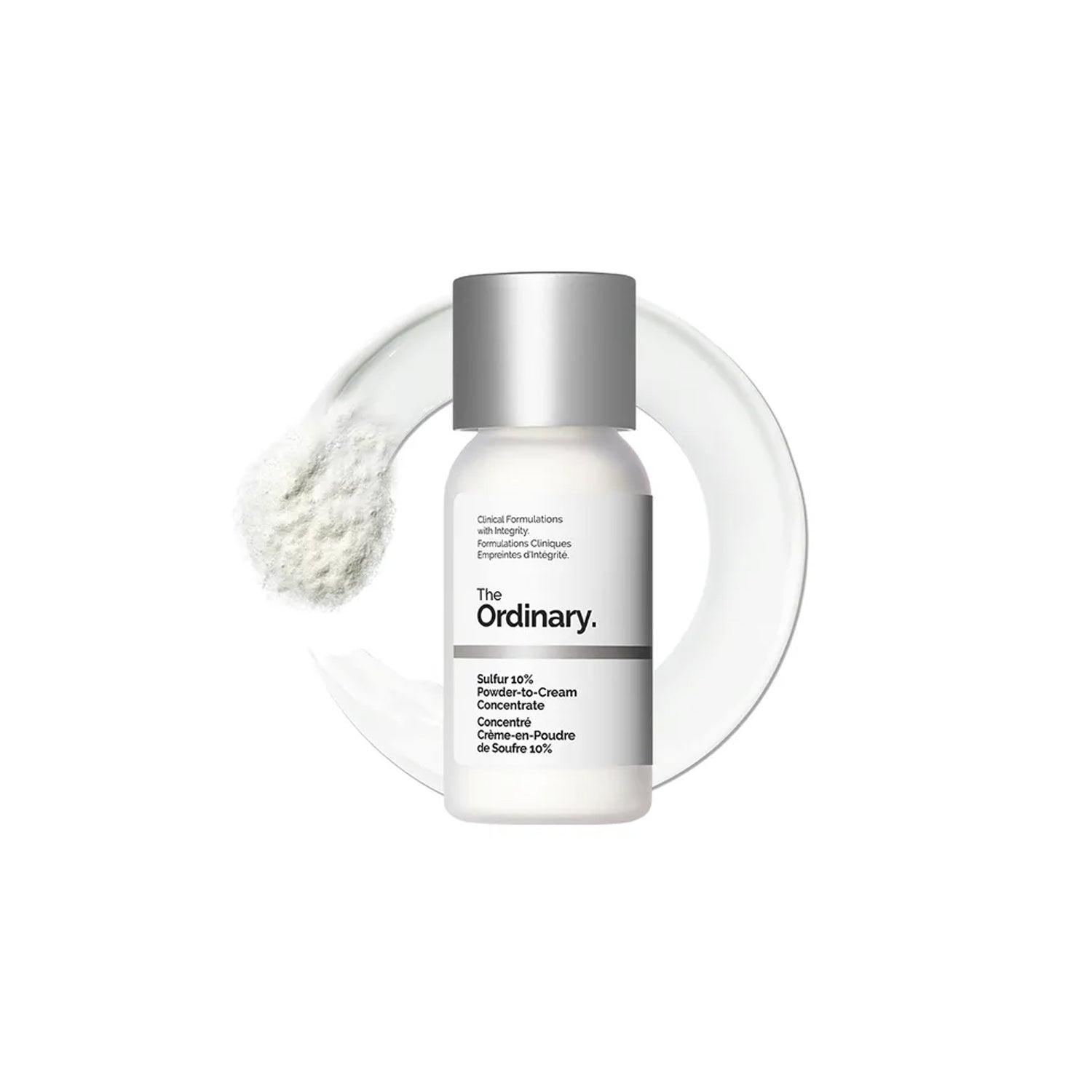 The Ordinary The Ordinary Sulfur 10% Powder-to-Cream Concentrate 5g - soothing - front bottle shot