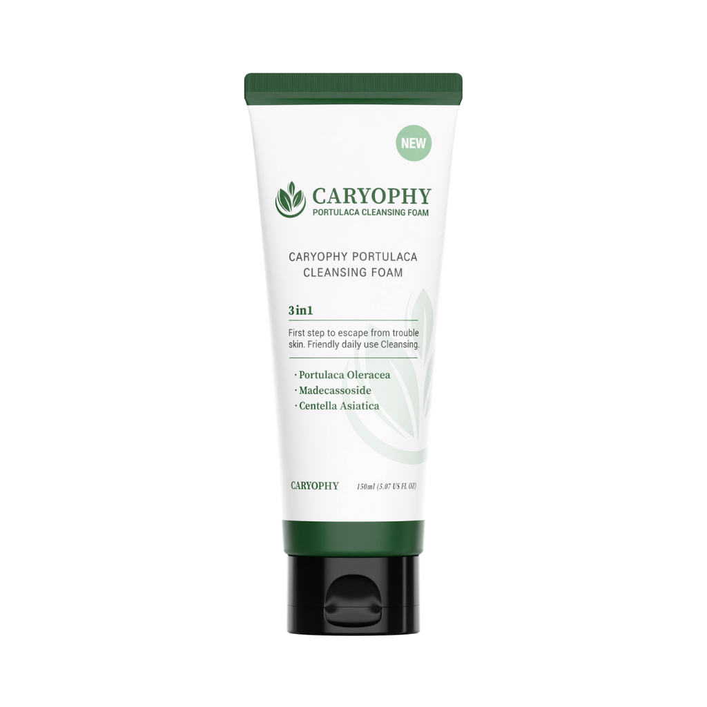 CARYOPHY CARYOPHY Portulaca Cleansing Foam 150ml - hydrating - front bottle shot