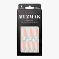 MUZMAK MUZMAK Nail Tips 36pcs #Toe Shoes(Almond) - anti-aging - front bottle shot