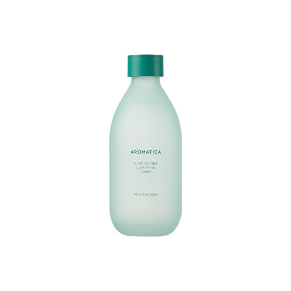 AROMATICA AROMATICA Super Tea Tree Clarifying Toner 200ml - hydrating - front bottle shot