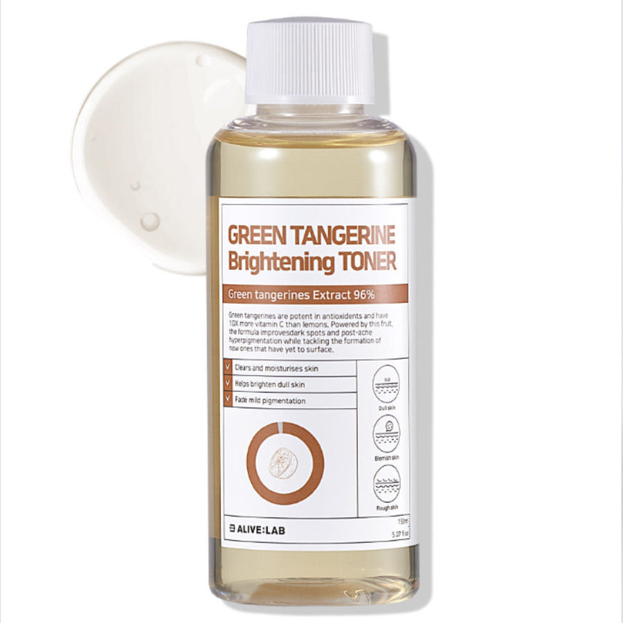 ALIVE:LAB ALIVE:LAB Green Tangerine Brightening Toner 150ml - brightening - front bottle shot