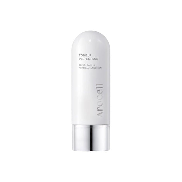 AROCELL AROCELL Tone-Up Perfect Sun SPF50+ PA++++ 50ml - brightening - front bottle shot
