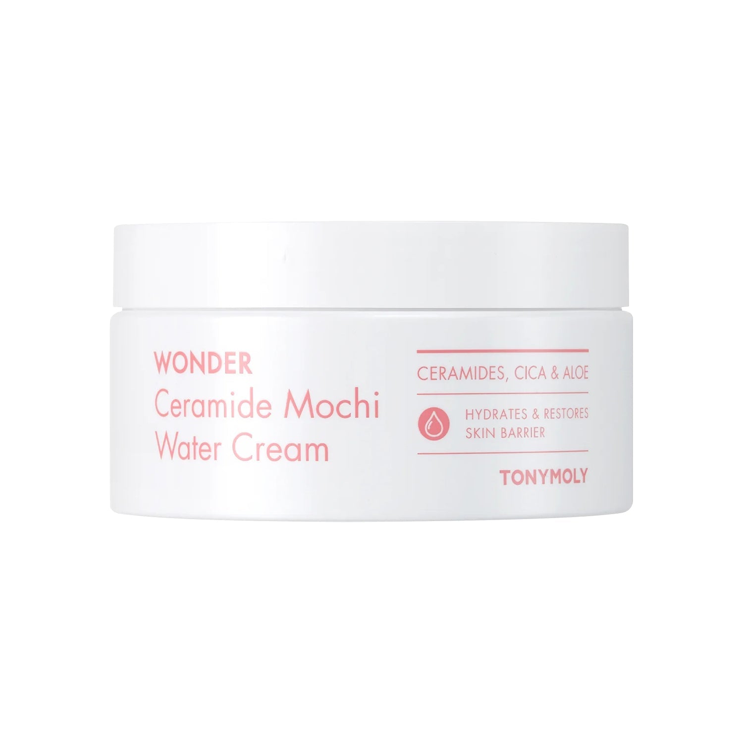 TONYMOLY TONYMOLY Ceramide Mochi Water Cream 300ml - hydrating - front bottle shot