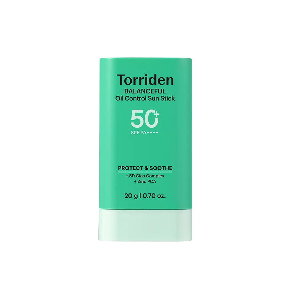 Torriden Torriden Balanceful For Men Cica Oil Control Sun Stick SPF50+ PA++++ 20g - soothing - front bottle shot