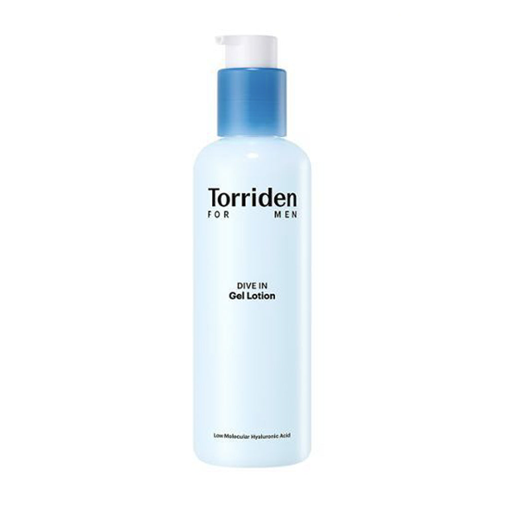 Torriden Torriden Dive In For Men Low Molecular Hyaluronic Acid Gel Lotion 200ml - hydrating - front bottle shot