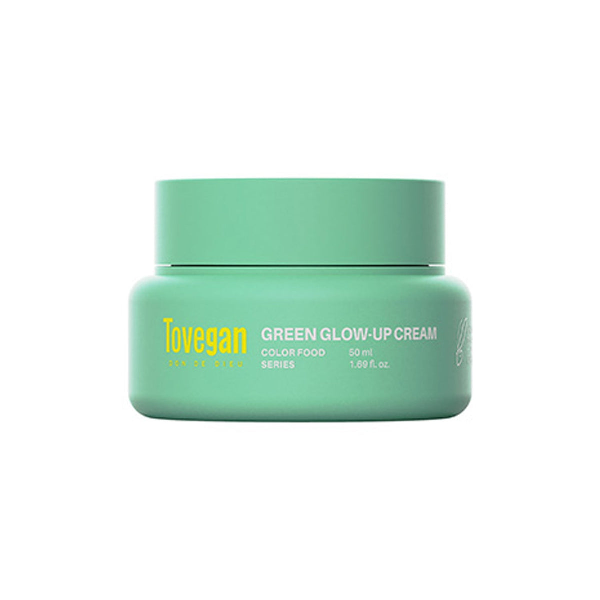Tovegan Tovegan Colorfood Series Green Glow-Up Cream 50ml - hydrating - front bottle shot