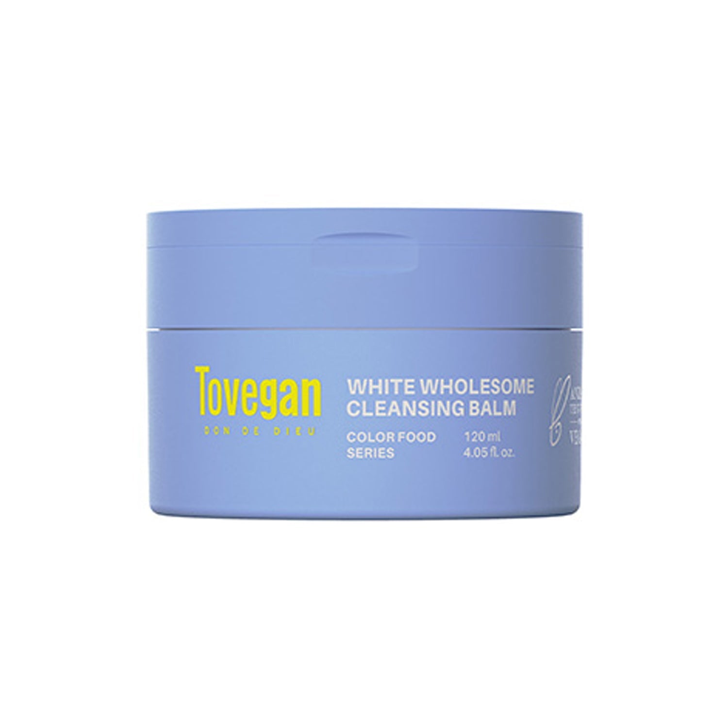Tovegan Tovegan Colorfood Series White Wholesome Cleansing Balm 120ml - pore care - front bottle shot