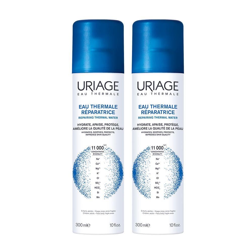 URIAGE URIAGE Eau Thermale (Mist) 300ml x 2 - hydrating - front bottle shot