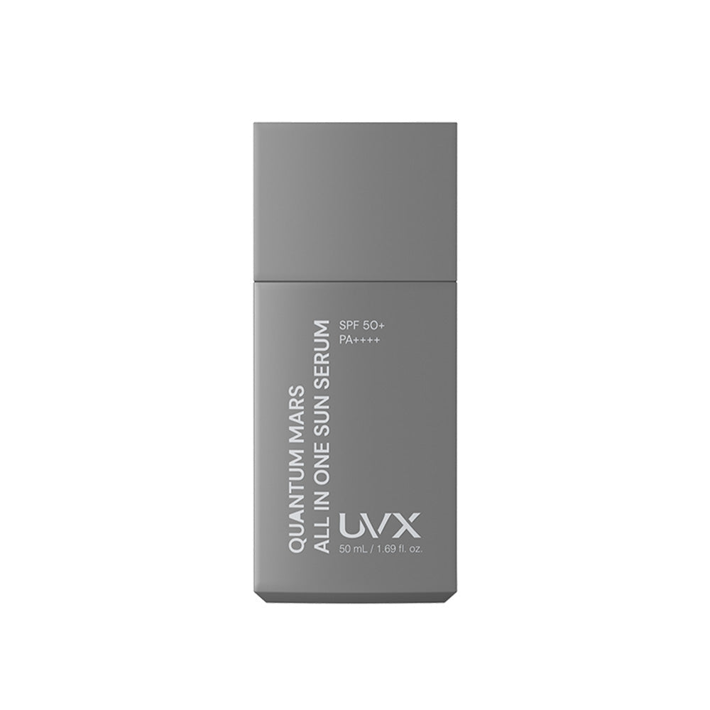 UVX UVX Quantum Mars All In One Sun Serum SPF50+, PA++++ 50ml - brightening - front bottle shot