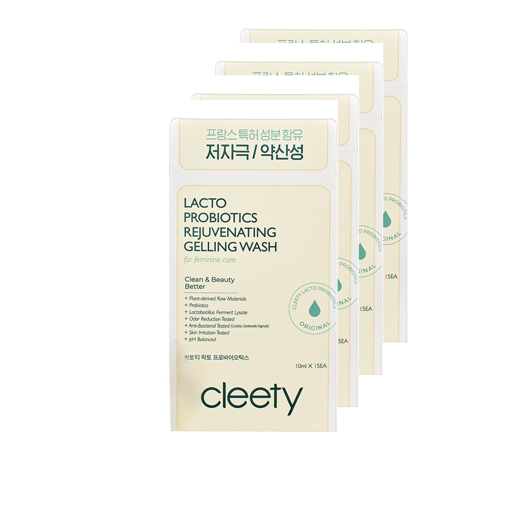 cleety cleety Lacto Probiotics Rejuvenating Gellingwash 1pack(15ea) - hydrating - front bottle shot
