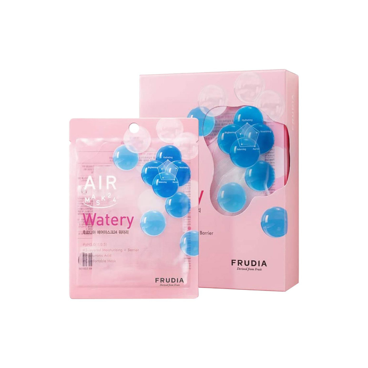 FRUDIA FRUDIA Air Mask 24 - Watery 25ml * 10ea - hydrating - front bottle shot
