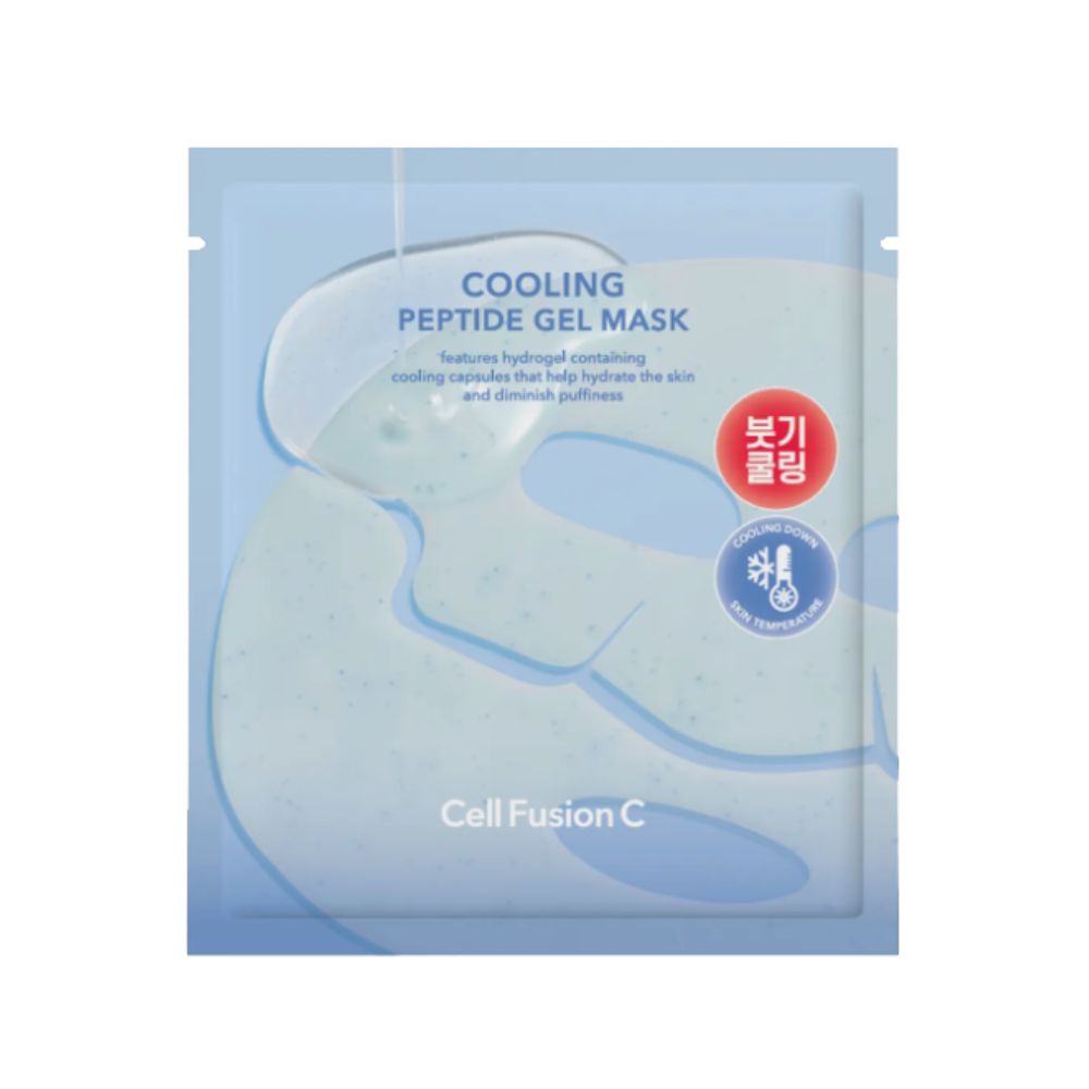 Cell Fusion C Cell Fusion C Cooling Peptide Gel Mask 1+1 (5 Sheets) - anti-aging - front bottle shot