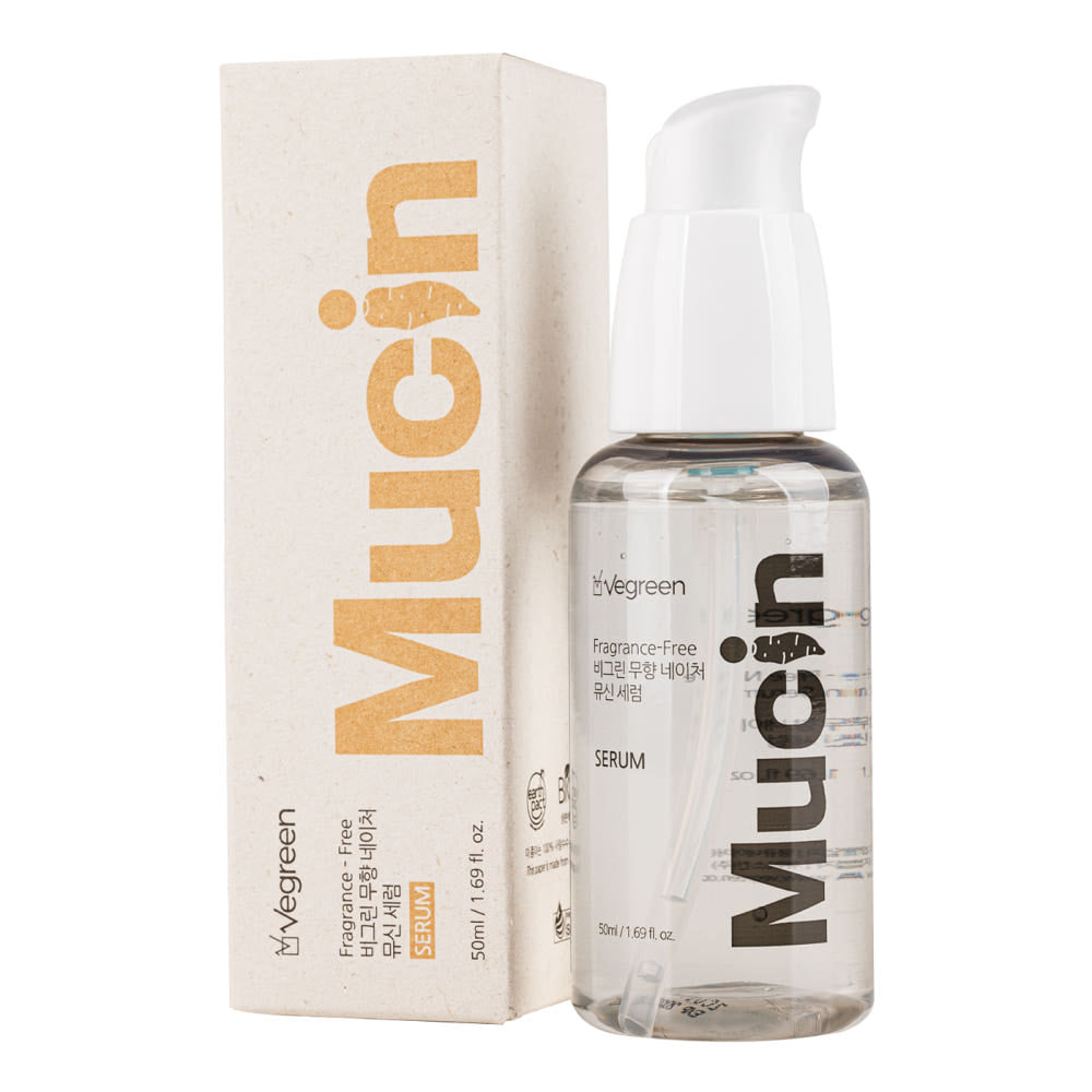 VEGREEN VEGREEN Fragrance-free Nature Mucin Serum 50ml - hydrating - front bottle shot