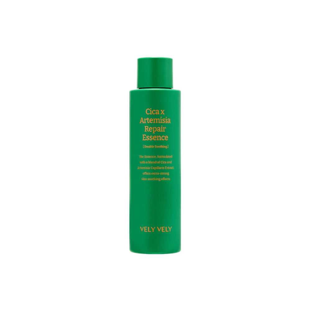 VELY VELY VELY VELY Cica X Artemisia Repair Essence 160ml - soothing - front bottle shot