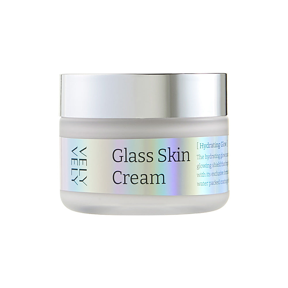 VELY VELY VELY VELY Glass Skin Cream 60ml - hydrating - front bottle shot