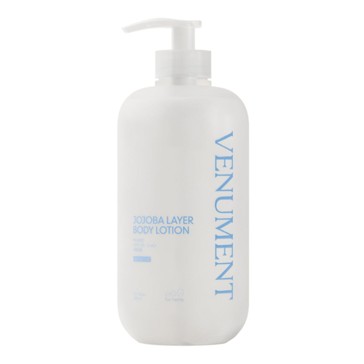 VENUMENT VENUMENT Jojoba Layer Body Lotion 500ml - hydrating - front bottle shot