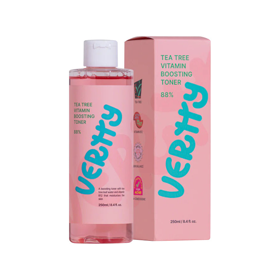 VERTTy VERTTY Tea Tree Vitamin Boosting Toner 250ml - soothing - front bottle shot