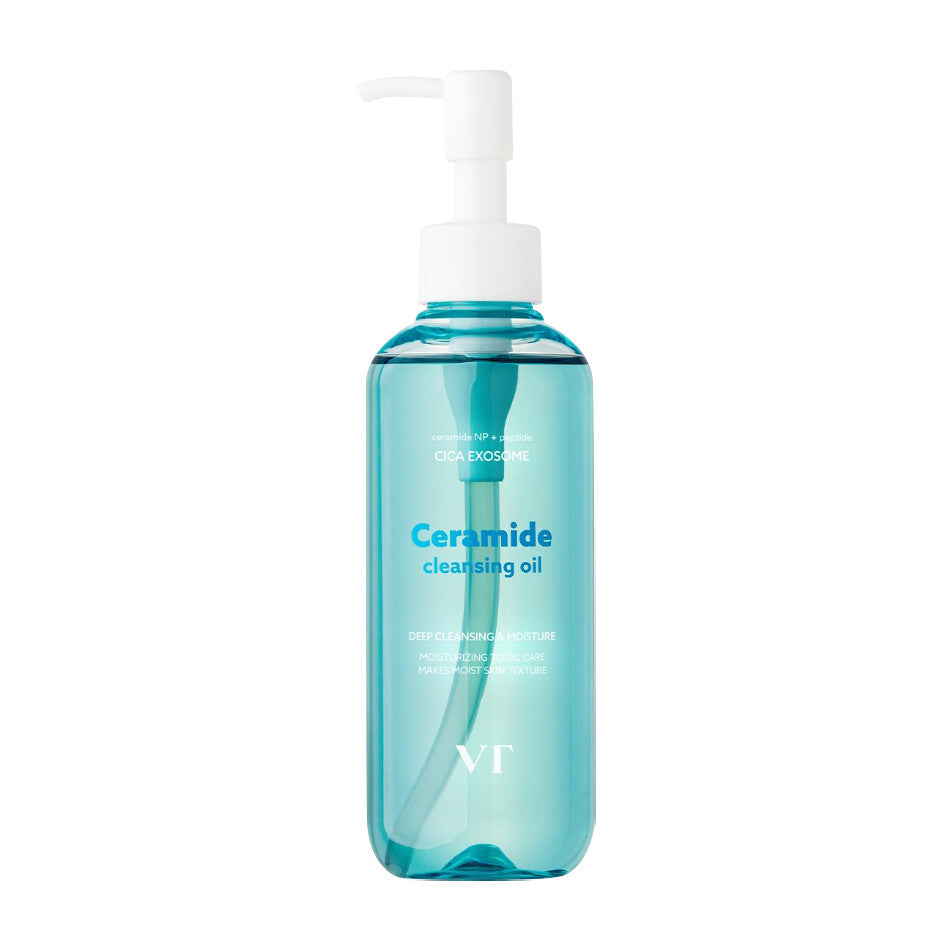 VT COSMETICS VT COSMETICS Ceramide Aqua Cleansing Oil 200ml - hydrating - front bottle shot