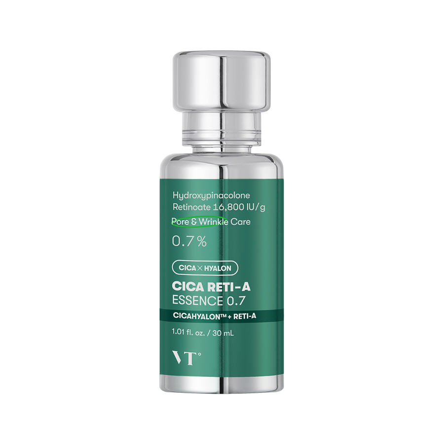 VT COSMETICS VT COSMETICS Cica Reti-A Essence 0.7 30ml - hydrating - front bottle shot