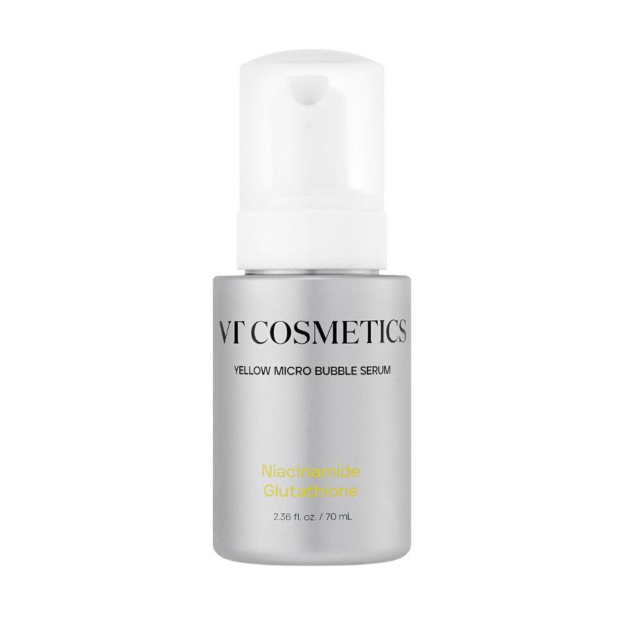 VT COSMETICS VT COSMETICS Niacinamide Glutathione Yellow Micro Bubble Serum 70ml - brightening - front bottle shot