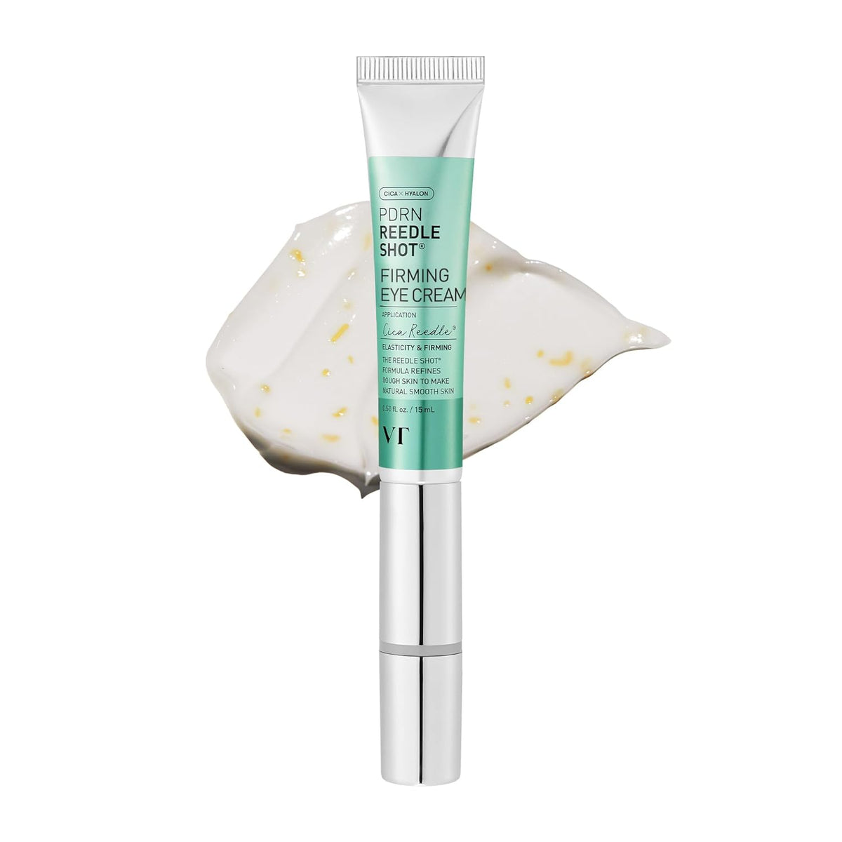 VT COSMETICS VT COSMETICS PDRN Reedle Shot Firming Eye Cream 15ml - soothing - front bottle shot