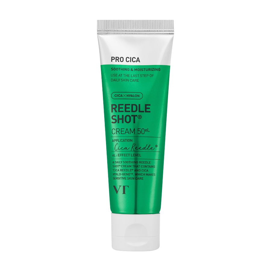 VT COSMETICS VT COSMETICS Pro Cica Reedle Shot Cream 50g - hydrating - front bottle shot