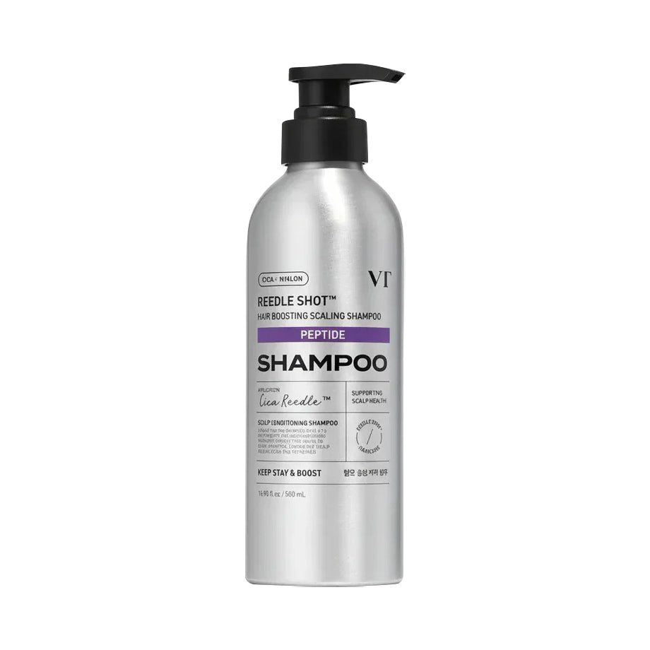 VT COSMETICS VT COSMETICS Reedle Shot Hair Boosting Scaling Shampoo 500ml - soothing - front bottle shot