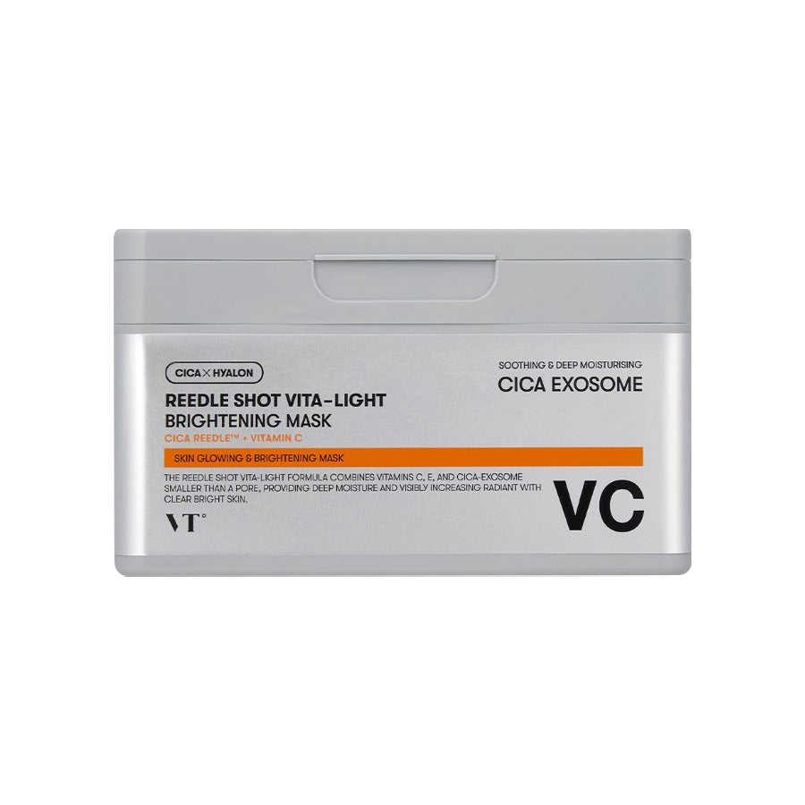 VT COSMETICS VT COSMETICS Riddleshot Vita-Light Brightening Mask 350g 30ea - soothing - front bottle shot
