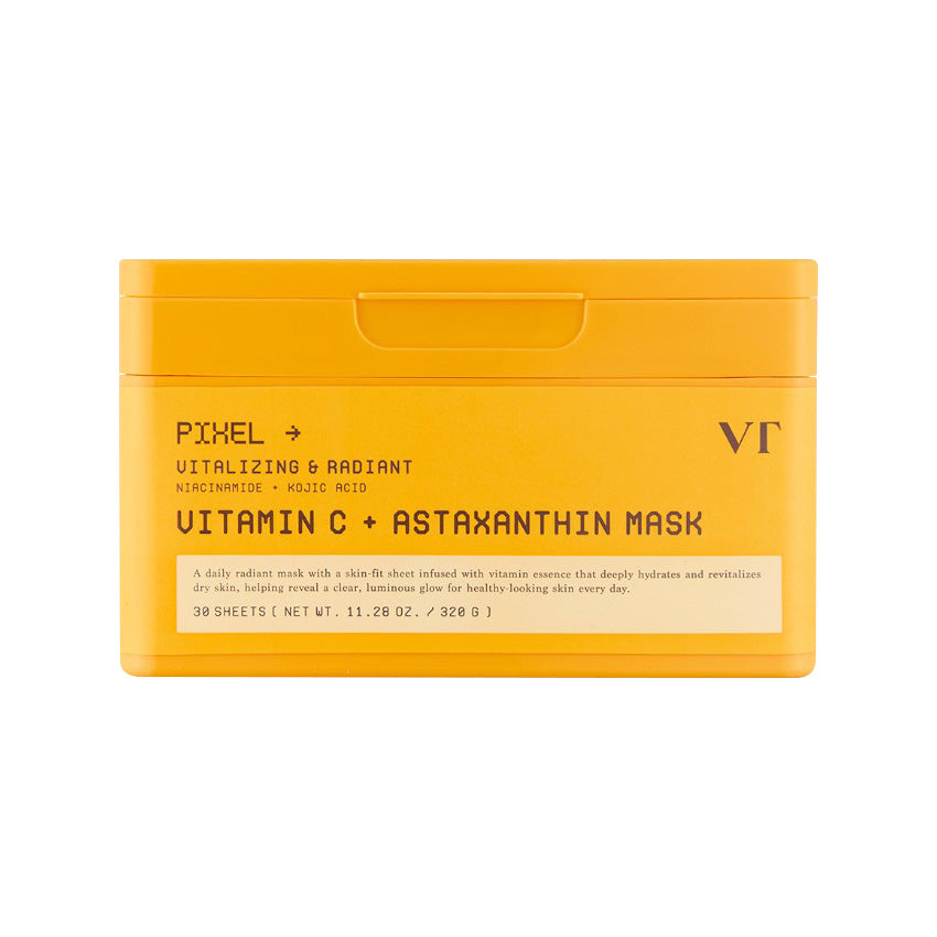 VT COSMETICS VT COSMETICS Vitamin C Astaxanthin Mask 320g 30ea - hydrating - front bottle shot