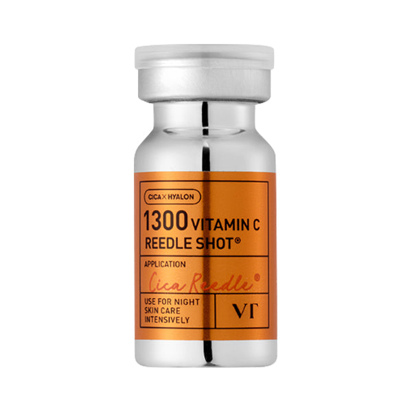 VT COSMETICS VT COSMETICS Vitamin C Reedle Shot 1300 8ml - soothing - front bottle shot