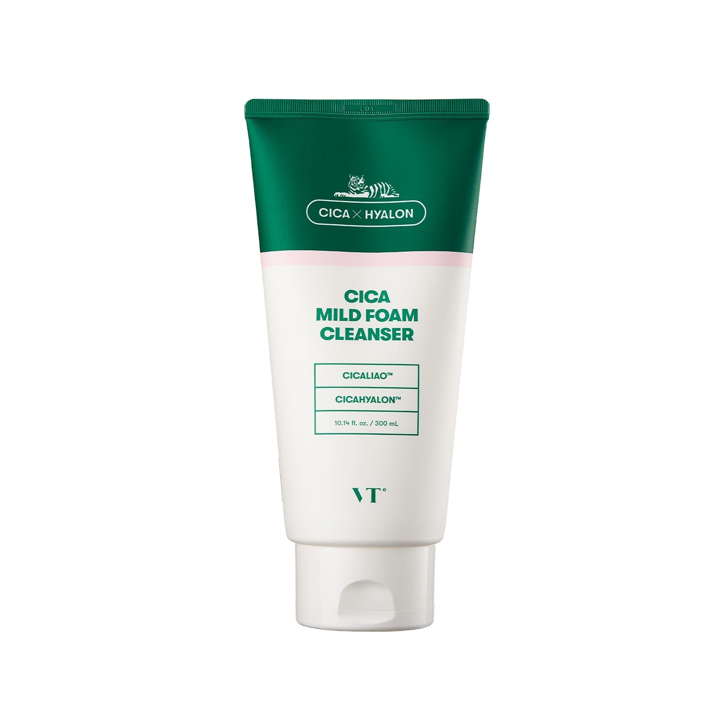 VT Cosmetics VT Cica foam Cleanser 300ml - hydrating - front bottle shot