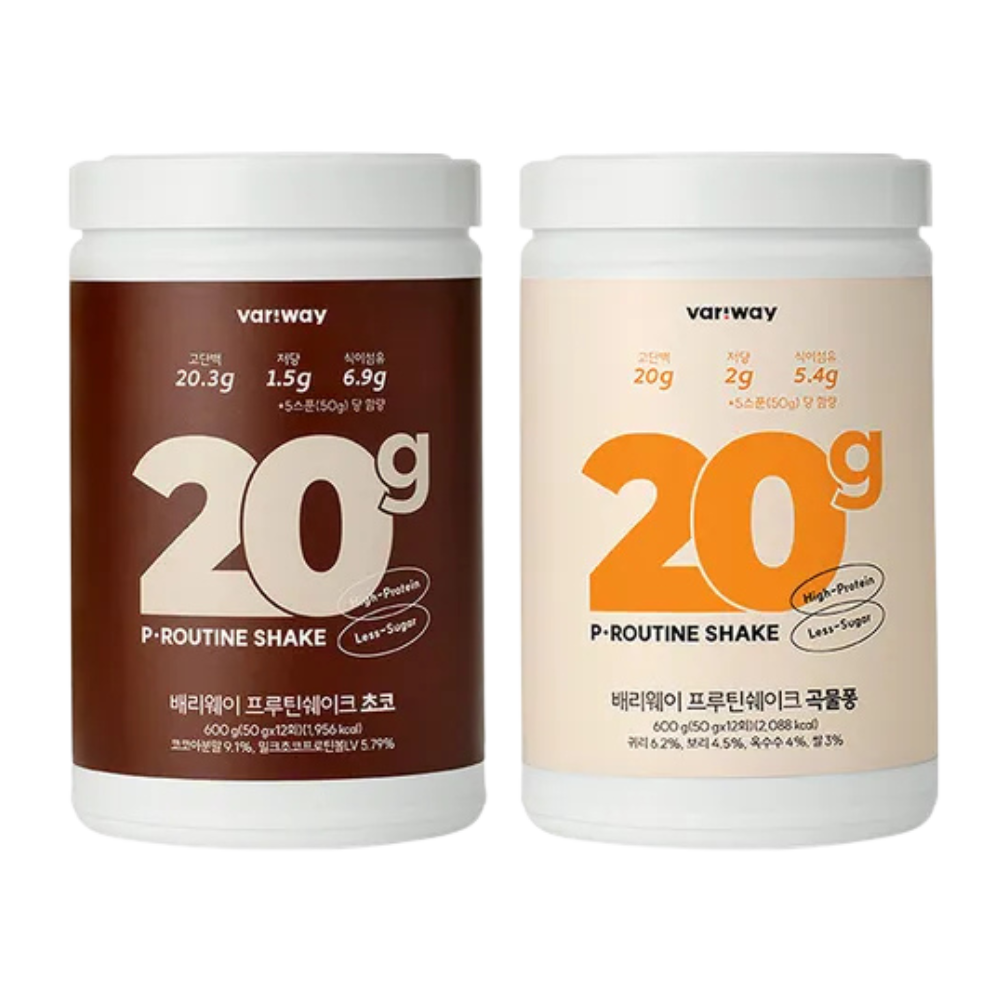Variway Variway P-Routine Shake 600g x 2ea - nourishing - front bottle shot