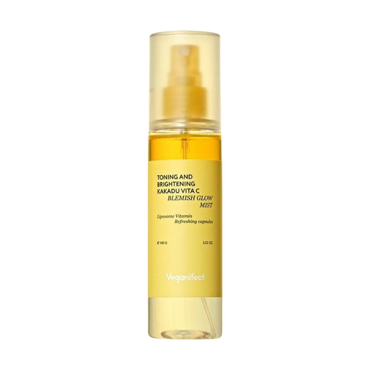 Veganifect Veganifect Toning And Brightening Kakadu Vita C Blemish Glow Mist 100ml - soothing - front bottle shot