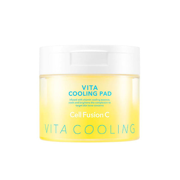 Cell Fusion C Cell Fusion C Post Alpha Vita Cooling Pads 70 Sheets - hydrating - front bottle shot