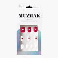 MUZMAK MUZMAK Nail Tips 36pcs #Viva Magenta(Short Square) - anti-aging - front bottle shot