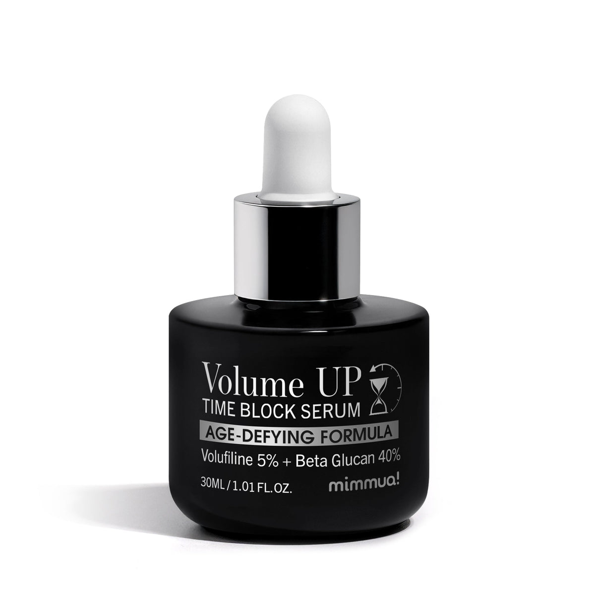 mimmua! mimmua! Volume Up Time Block Serum 30ml - hydrating - front bottle shot