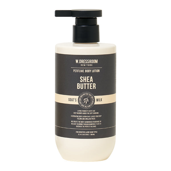 W.DRESSROOM W.DRESSROOM Perfume Body Lotion Shea Butter 300ml - hydrating - front bottle shot