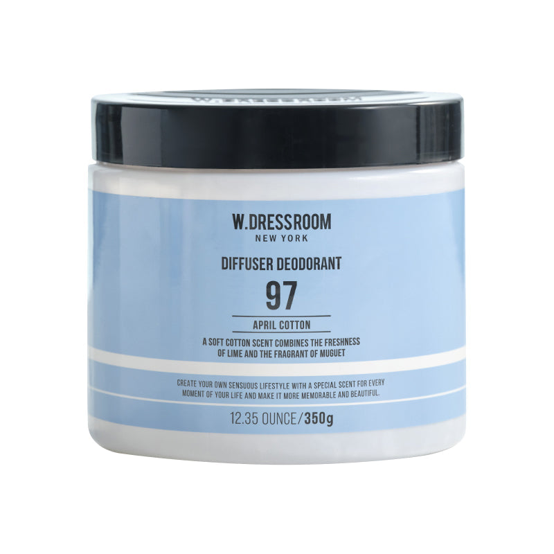 W.DRESSROOM W.DRESSROOM Perfume Diffuser Deodorizer No. 97 April Cotton 350g - daily care - front bottle shot