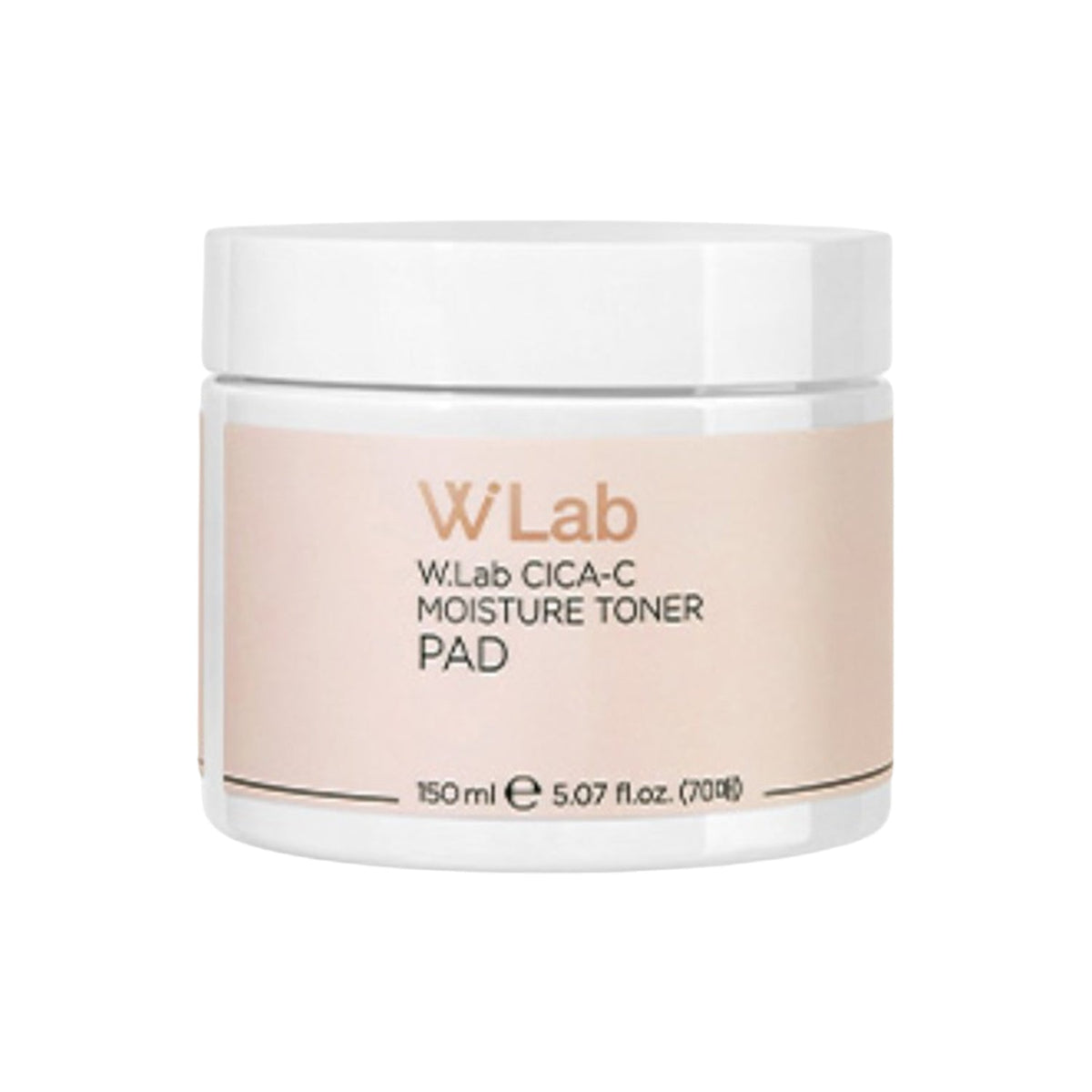 W.Lab W.Lab Cica-C Moisture Toner Pad 70 Sheets - hydrating - front bottle shot