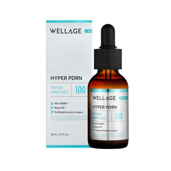 WELLAGE WELLAGE Hyper PDRN Repair Ampoule 30ml - hydrating - front bottle shot