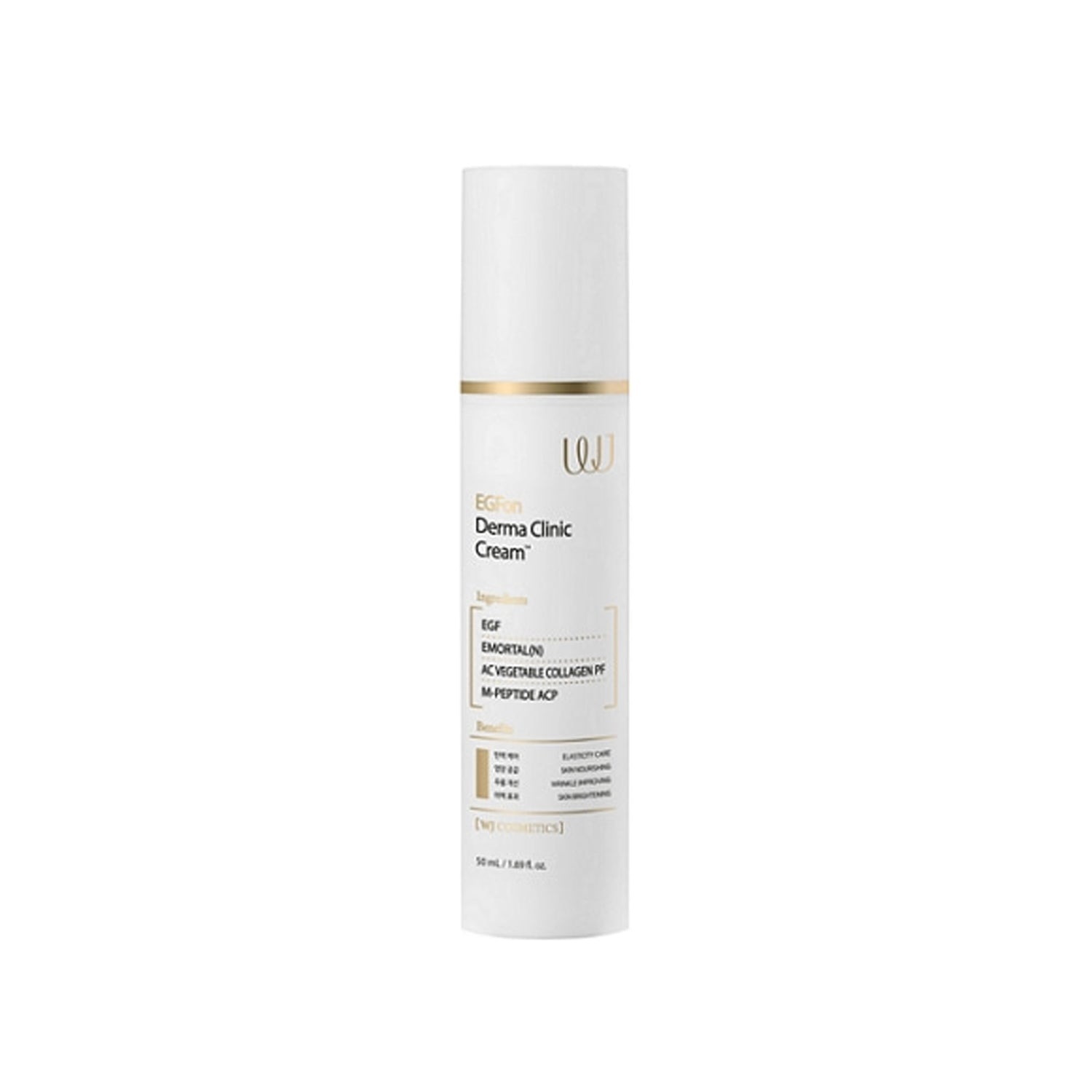 WJ WJ EGFon Derma Clinic Cream 50ml - hydrating - front bottle shot