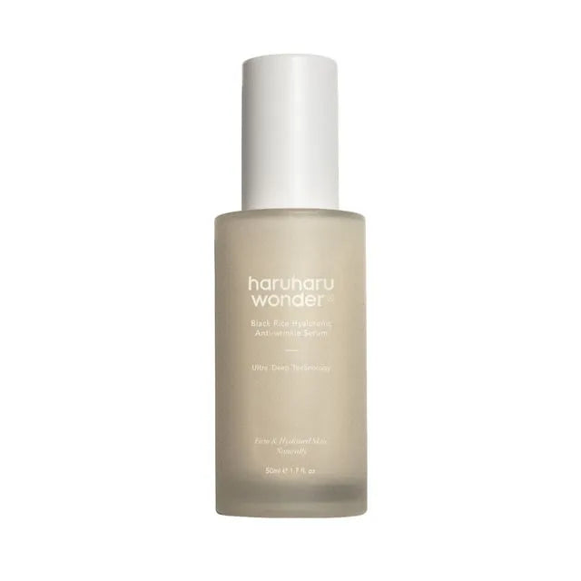haruharu wonder haruharu wonder Black Rice Hyaluronic Anti-Wrinkle Serum 50ml - hydrating - front bottle shot