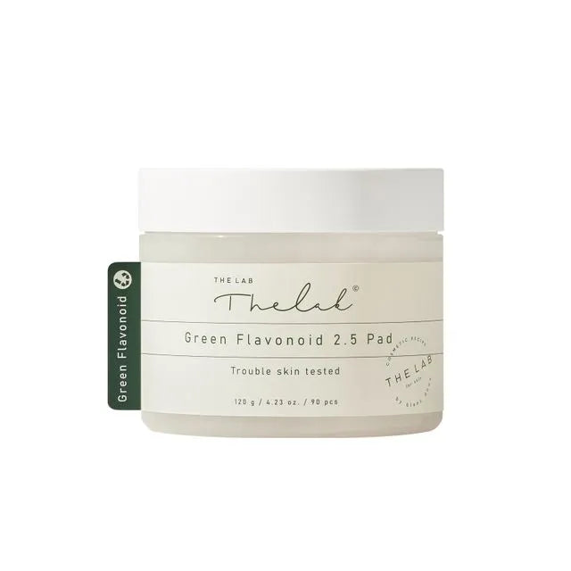 THE LAB by blanc doux THE LAB by blanc doux Green Flavonoid™ 2.5 Pad (90sheets) - soothing - front bottle shot