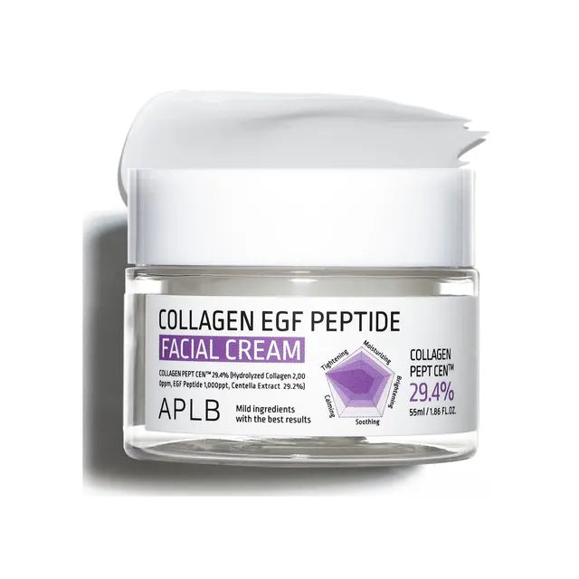 APLB APLB Collagen EGF Peptide Facial Cream 55ml - soothing - front bottle shot