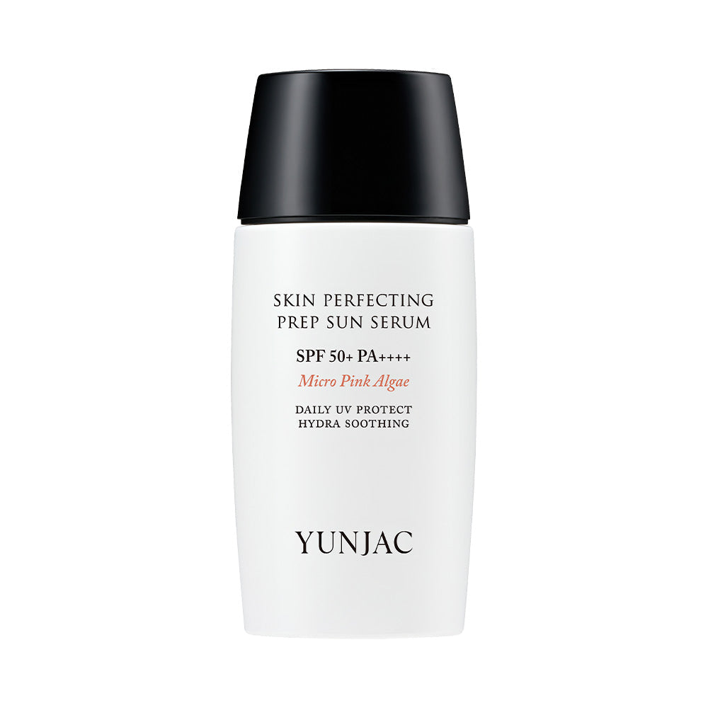 YUNJAC YUNJAC NEW Skin Perfecting Prep Sun Serum  SPF50+ PA++++ 55ml - hydrating - front bottle shot