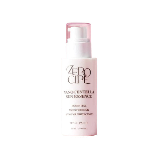 ZEROCIPE ZEROCIPE NanoCentella Sun Essence SPF50+ PA++++ 50ml - hydrating - front bottle shot