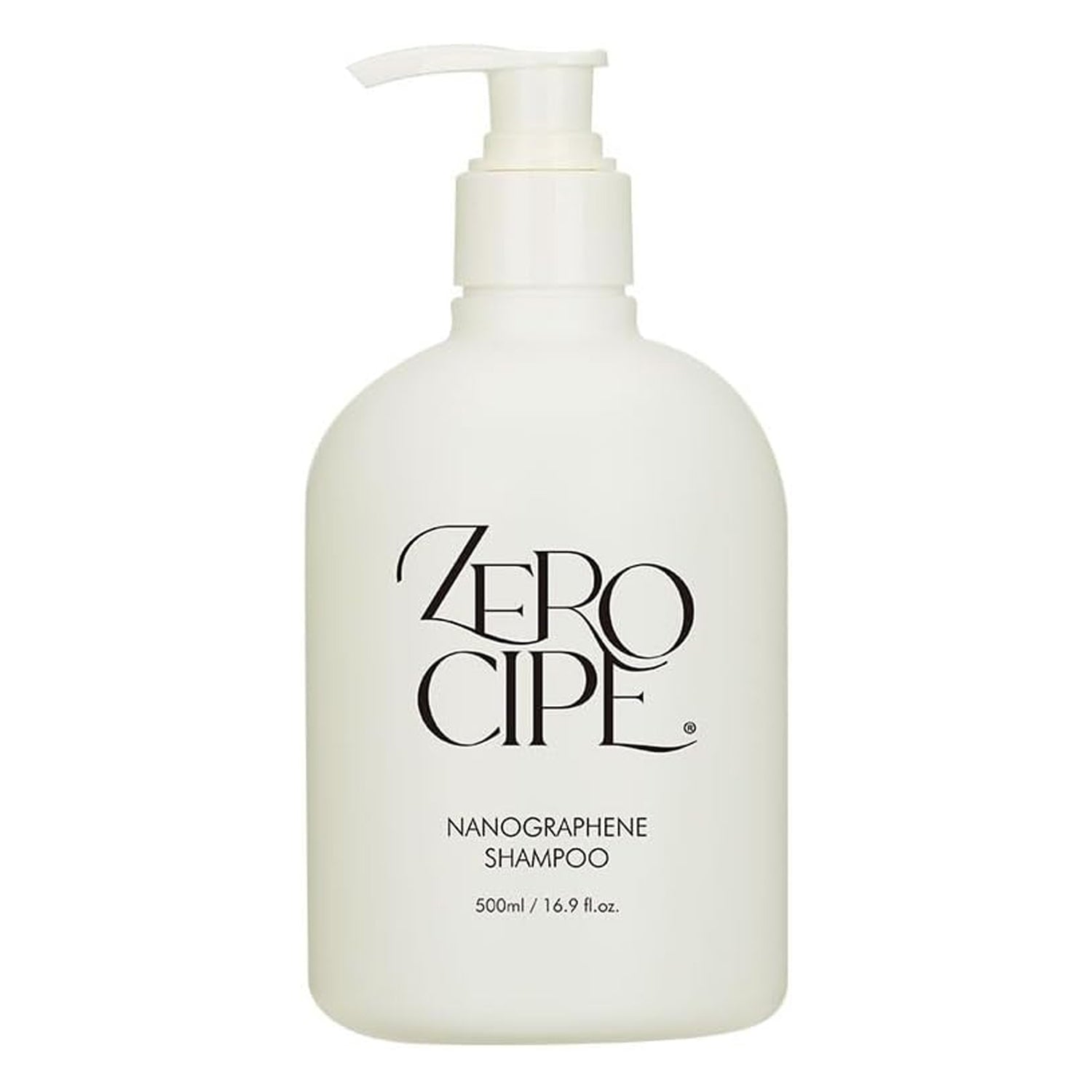 ZEROCIPE ZEROCIPE Nanographene Shampoo 500ml - daily care - front bottle shot