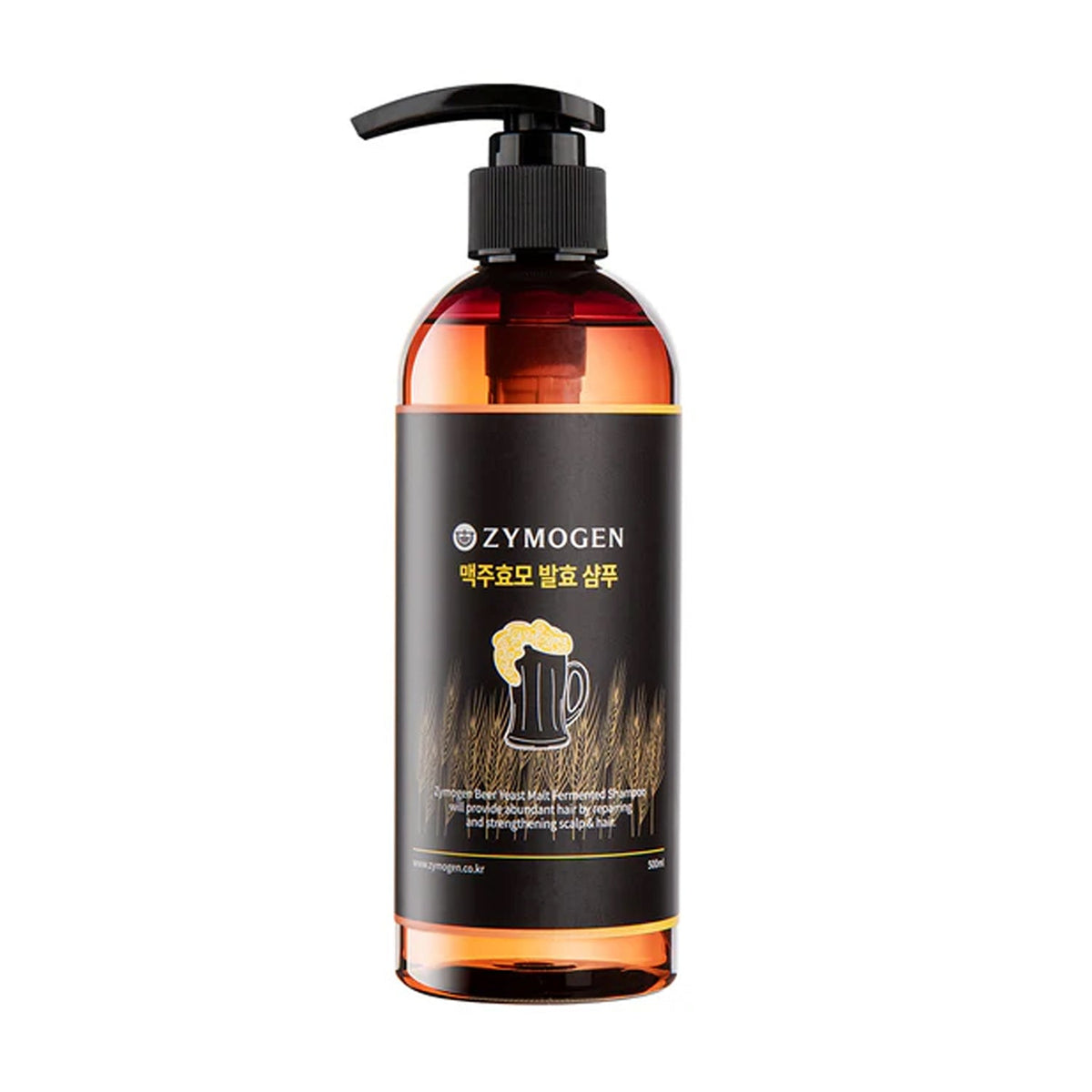 ZYMOGEN ZYMOGEN Beer Yeast Malt Fermented Shampoo 500ml - soothing - front bottle shot