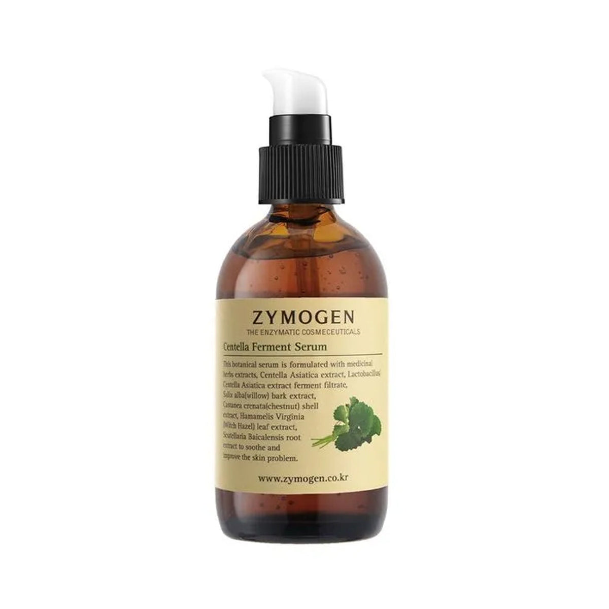 ZYMOGEN ZYMOGEN Centella Ferment Serum 105ml - soothing - front bottle shot
